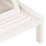 Chaise longue 3005146 Blanc - Matière plastique - 195 x 32 x 65 cm