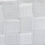 Panier de rangement avec 4 compartiments Blanc - Métal - Matière plastique - 32 x 10 x 27 cm