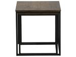 Table d'appoint DENNY Noir - Marron - Bois manufacturé - 35 x 39 x 35 cm