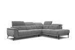 Ecksofa Avena 5-Sitzer Grau