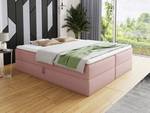 Boxspringbett Base Pink - Breite: 160 cm