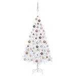 Sapin de noël artificiel Rosé - Blanc - 95 x 180 x 95 cm