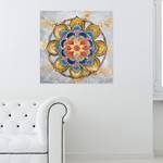 Acrylbild handgemalt Love Mandala