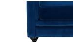 Ensemble canapé fauteuil  CHESTERFIELD Bleu