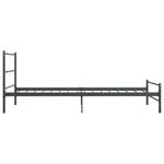 Bettgestell 286493 Grau - Metall - 97 x 84 x 205 cm