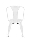 Chaise metal industriel BROOK (lot de 2) Blanc