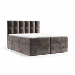 Boxspringbett Essence Taschenfederkern Braun - Breite: 140 cm