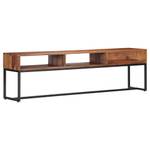 TV-Möbel 247466 Braun - Metall - Massivholz - Holzart/Dekor - 30 x 45 x 160 cm