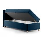 Boxspringbett Einzelbett Martines Mini Blau - Breite: 70 cm