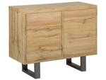 Sideboard TIMBER Grau - Eiche Hell - Breite: 94 cm