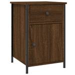 Eleganter Nachttisch mit viel Stauraum Braun - Holzwerkstoff - 42 x 60 x 40 cm