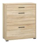 Schuhschrank CARO Braun - Holzwerkstoff - 80 x 90 x 34 cm