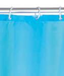 Duschvorhänge Anti-Schimmel Blau - Textil - 180 x 200 x 1 cm