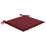 Gartenstühle 2er Set D5967 Rot - Massivholz - 57 x 91 x 49 cm