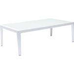 Table basse Tiki Blanc - Métal - 108 x 31 x 59 cm