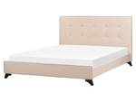 Doppelbett AMBASSADOR Beige - Schwarz - Breite: 172 cm