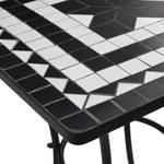 Table Noir - Métal - 60 x 76 x 60 cm