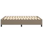 Cadre de lit 3016024-6 Noir - Taupe - Largeur : 140 cm