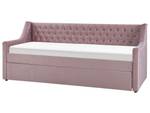 Lit gigogne MONTARGIS Rose foncé