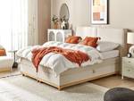 Boxspring Bett DYNASTY Beige - Creme - Eiche Hell - Breite: 180 cm