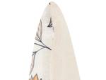 Coussin décoratif TUBEROSE Beige - Orange - Blanc - Textile - 45 x 10 x 45 cm