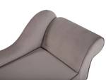 Chaiselongue BIARRITZ Grau - Taupe - Armlehne davorstehend links - Ecke davorstehend rechts