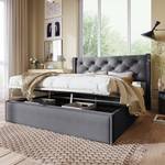 Doppelbett M302-01 Grau