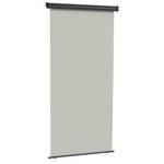 Balkon-Seitenmarkise 3012299-2 Grau - Breite: 122 cm