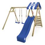 Kinderschaukel Smart Ace Blau - Massivholz - 390 x 250 x 313 cm