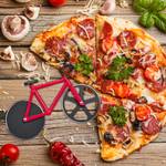 1 x rot Fahrrad Pizzaschneider