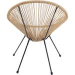 Fauteuil de jardin Acapulco Marron - Métal - Matière plastique - 73 x 85 x 78 cm