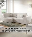 ECKSOFA PEDRO Duo Weiß - Ecke davorstehend rechts