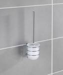 WC-Garnitur Classic Stahl Stahl  / Polypropylen - Weiß / Chrom