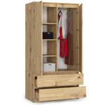 Armoire S90 2T 2S CLP Chêne clair - Imitation chêne clair