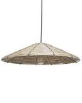 Lampe suspension LUAGAN Noir - Bleu - Fibres naturelles - 67 x 112 x 67 cm