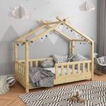 Lit cabane Design 140x70cm nature 76 x 125 x 148 cm