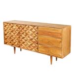 Sideboard ALPINE Braun - Massivholz - 145 x 75 x 40 cm