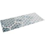 Küchenläufer Teppich Trendy Retro Blau - Textil - 60 x 1 x 150 cm