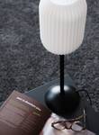 Lampe de Table Riflet Noir - Verre - Métal - 14 x 52 x 29 cm