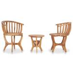 Bistro-Set (3-teilig) 49383 Braun - Massivholz - Holzart/Dekor - 40 x 44 x 40 cm