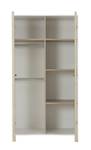 Armoire 2 portes Marron - Bois manufacturé - 101 x 194 x 58 cm