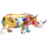 Figur Colored Rhino Deko