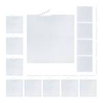 40 x Bodenschutzmatte weiß Weiß - Kunststoff - 60 x 1 x 60 cm