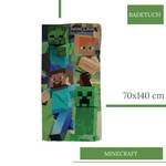 Bade-/ Strandtuch Minecraft Textil - 70 x 140 x 1 cm