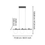 Pendellleuchte Caranacoa Metall - Kunststoff