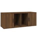 TV-Schrank D598 Eiche Schwarzbraun Dekor