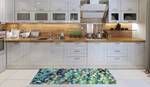 Küchenläufer Grün - Textil - 52 x 1 x 140 cm