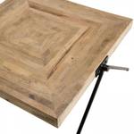 Quadratischer Couchtisch Beige - Holz teilmassiv - 80 x 40 x 87 cm