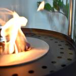 Ethanolkamin Glow Fire Visby Ofen Schwarz - Glas - Metall - 32 x 100 x 32 cm