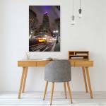 Tableau new york empire states building 30 x 45 cm - Fibres naturelles